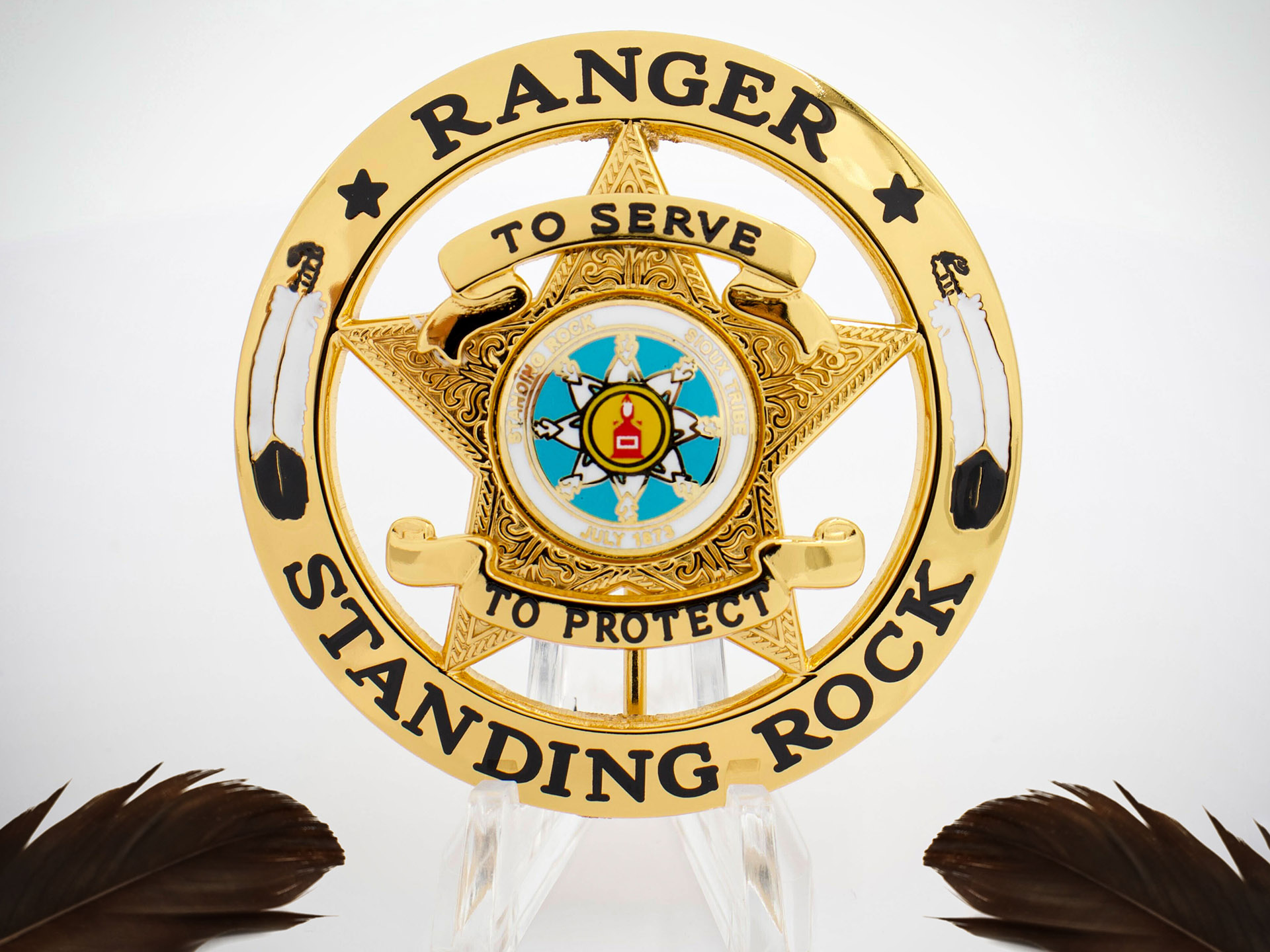 Standing Rock Police Custom Badge