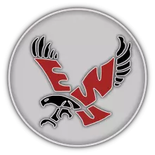 Custom EWU Center seal art proof by Smith and Warren