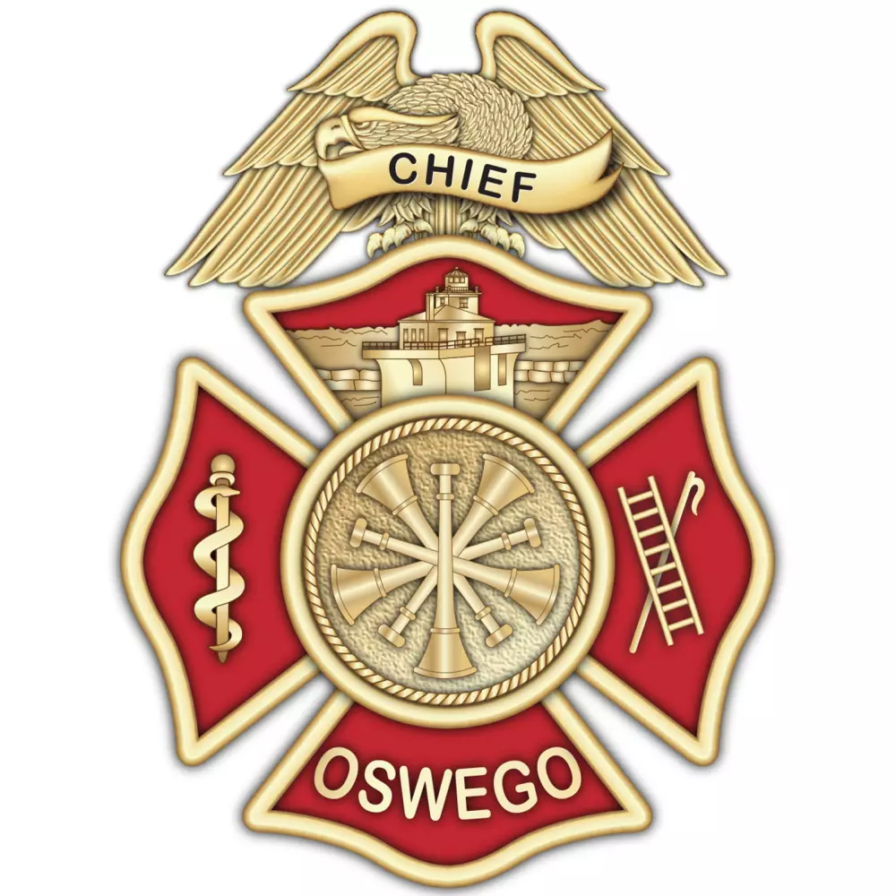 Oswego Fire custom badge